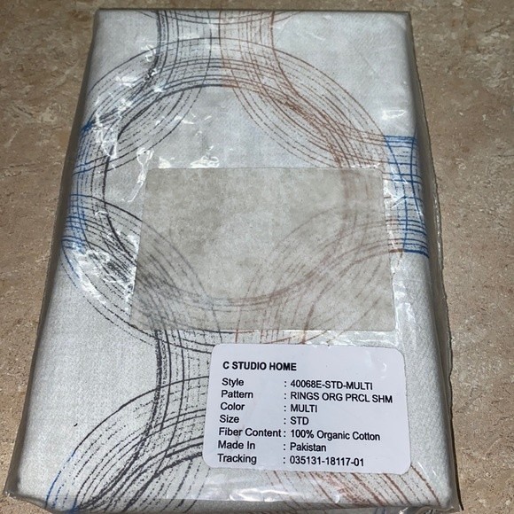 cotton percale pillow sham - Picture 1 of 2